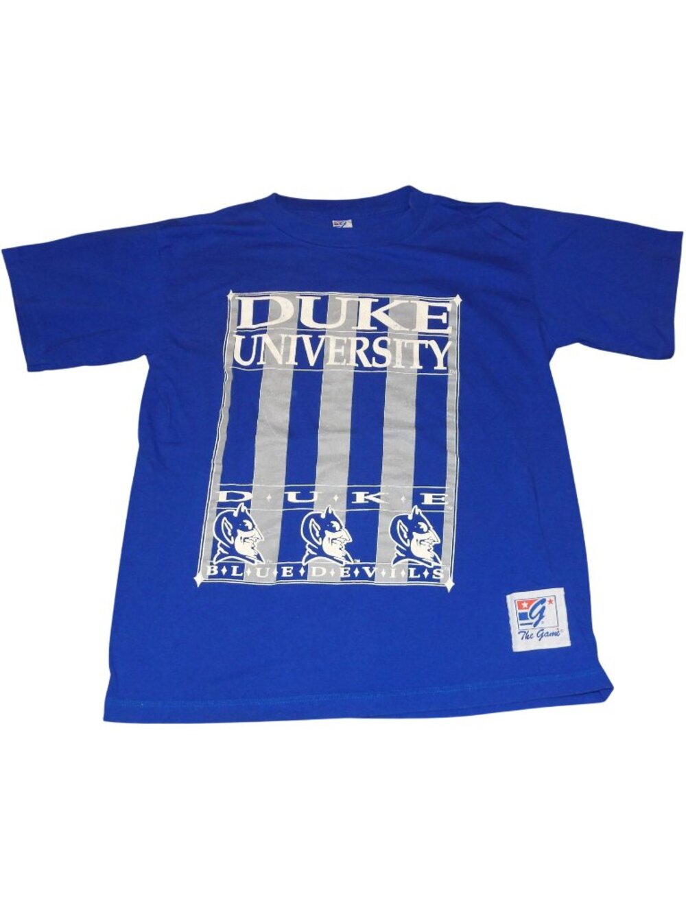 Vintage 1990s Duke University Blue Devils The Game Single Stitch T-Shirt Medium
